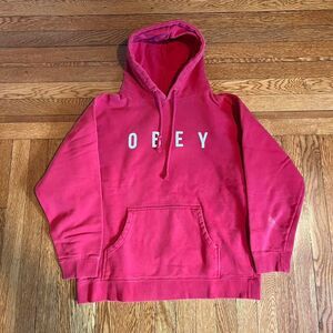 Y2K obey‎ boxy hoodie